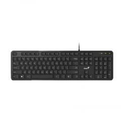 Клавиатура Genius SlimStar M200, Проводное, Чёрный