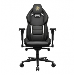 Игровое кресло Cougar Hotrod Royal, ПВХ Кожа, Черный/Золотой