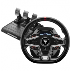 Wheel Thrustmaster T-248 for PS4, Built-in screen, 3*Force Feedback, 3-pedal magnetic pedal set