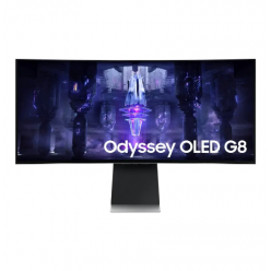 34" Игровой монитор Samsung S34BG850, OLED 3440x1440 WQHD, Чёрный | Серебристый