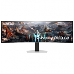 49" Игровой монитор Samsung S49CG930, OLED 5120x1440 Dual QHD, Серебристый