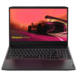 Игровой ноутбук 15,6" Lenovo IdeaPad Gaming 3 15ACH6, Shadow Black, AMD Ryzen 5 5500H, 16Гб/512Гб, Без ОС