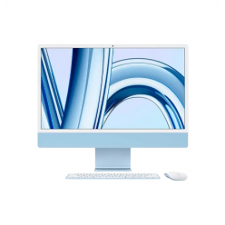 Моноблок Apple iMac A2873, 24", M3 with 8-core CPU and 10-core GPU, 8Гб/256Гб, macOS Sonoma, Синий