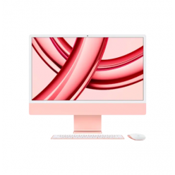 Моноблок Apple iMac A2873, 24", M3 with 8-core CPU and 10-core GPU, 8Гб/512Гб, macOS Sonoma, Розовый