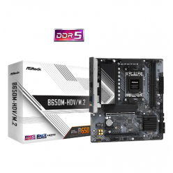 Материнская плата ASRock B650M-HDV/M.2, AM5, AMD B650, Micro-ATX