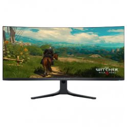 34" Игровой монитор DELL AW3423DWF, QD OLED 3440x1440 WQHD, Чёрный