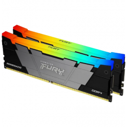 Оперативная память Kingston FURY Renegade RGB, DDR4 SDRAM, 3200 МГц, 64Гб, KF432C16RB2AK2/64