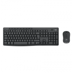 Клавиатура и мышь Logitech MK370, Беспроводное, Чёрный