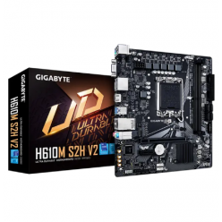 Материнская плата Gigabyte H610M S2H V2, LGA1700, Intel H610, Micro-ATX