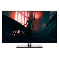 27" Монитор Lenovo P27q-30, IPS 2560x1440 WQHD, Чёрный | Серый