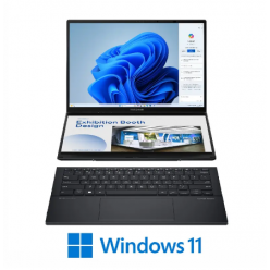 Ноутбук 14" ASUS Zenbook DUO OLED UX8406MA, Inkwell Gray, Intel Core Ultra 9 185H, 32Гб/1024Гб, Windows 11 Home