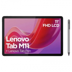 Планшет Lenovo Tab M11, Wi-Fi + 4G LTE, 4Гб/128Гб, Luna Grey