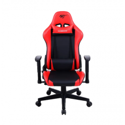 Игровое кресло Havit GC938, Искусственная кожа, Черный | Красный