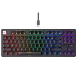 Клавиатура Havit KB892L, Проводное, Чёрный