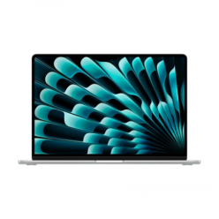 Ноутбук 15,3" Apple MacBook Air A3114, Серебристый, M3 with 8-core CPU and 10-core GPU, 8Гб/256Гб, macOS Sonoma