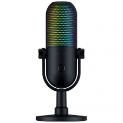 Игровой Микрофон Razer Seiren V3 Chroma, Проводной аналоговый, Чёрный