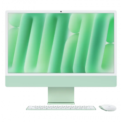 Моноблок Apple iMac A3247, 24", M4 with 8-core CPU and 8-core GPU, 16Гб/256Гб, macOS Sequoia, Зеленый