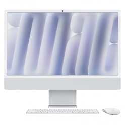 Моноблок Apple iMac A3137, 24", M4 with 10-core CPU and 10-core GPU, 16Гб/256Гб, macOS Sequoia, Серебристый