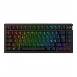 Клавиатура HyperX Alloy Rise 75, Беспроводное, Чёрный