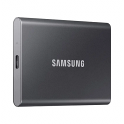 Внешний портативный SSD накопитель Samsung T7, 4 ТБ, Titan Gray (MU-PC4T0T/WW)