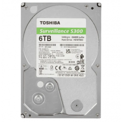 Жесткий диск Toshiba S300, 3.5", 6 ТБ <HDWT860UZSVA>