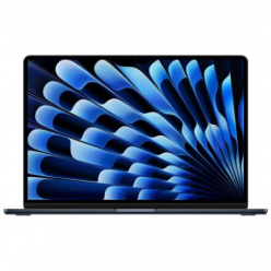 Ноутбук 15,3" Apple MacBook Air A3114, Midnight, M3 with 8-core CPU and 10-core GPU, 24Гб/512Гб, macOS Sequoia