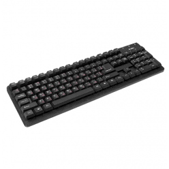 Клавиатура SVEN Standard 301, Проводное, Чёрный
