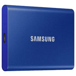 Внешний портативный SSD накопитель Samsung Portable SSD T7, 1 ТБ, Синий (MU-PC1T0H/WW)