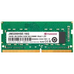 Оперативная память Transcend JM3200HSE-16G, DDR4 SDRAM, 3200 МГц, 16Гб