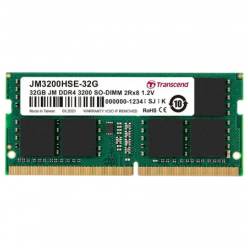 Оперативная память Transcend JM3200HSE-32G, DDR4 SDRAM, 3200 МГц, 32Гб