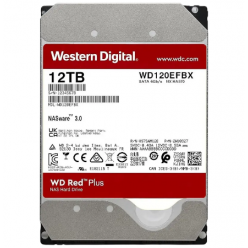 Жесткий диск Western Digital WD Red Plus, 3.5", 12 ТБ <WD120EFBX>