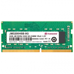 Оперативная память Transcend JM3200HSB-8G, DDR4 SDRAM, 3200 МГц, 8Гб