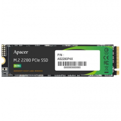 Накопитель SSD Apacer AS2280P4X, 1000Гб, AP1TBAS2280P4X-1