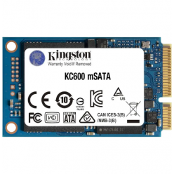 Накопитель SSD Kingston KC600, 256Гб, SKC600MS/256G