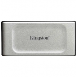 Внешний портативный SSD накопитель Kingston XS2000, 500 ГБ, Серебристый (SXS2000/500G)