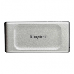 Внешний портативный SSD накопитель Kingston XS2000, 2 ТБ, Серебристый (SXS2000/2000G)