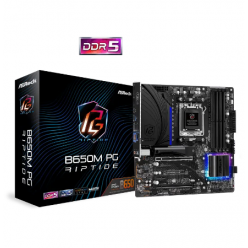 Материнская плата ASRock B650M PG RIPTIDE, AM5, AMD B650, Micro-ATX