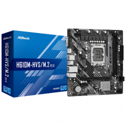 Материнская плата ASRock H610M-HVS/M.2 R2.0, LGA1700, Intel H610, Micro-ATX