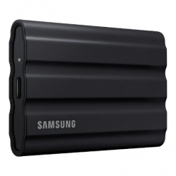 Внешний портативный SSD накопитель Samsung Portable SSD T7 Shield, 4 ТБ, Чёрный (MU-PE4T0S/WW)