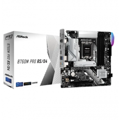 Материнская плата ASRock B760M Pro RS/D4, LGA1700, Intel B760, Micro-ATX