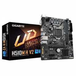 Материнская плата Gigabyte H510M H V2, LGA1200, Intel H470, Micro-ATX