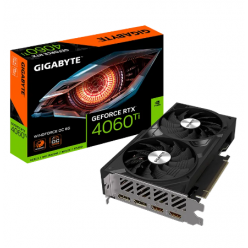 Видеокарта Gigabyte GV-N406TWF2OC-8GD, 8GB GDDR6 128бит