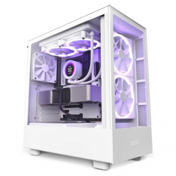 Компьютерный корпус NZXT H5 Elite, Midi-Tower, ATX, Белый