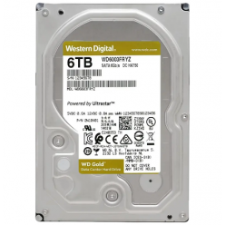 Жесткий диск Western Digital WD Gold, 3.5", 6 ТБ <WD6003FRYZ>