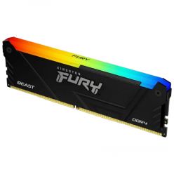 Оперативная память Kingston FURY Beast RGB, DDR4 SDRAM, 3200 МГц, 16Гб, KF432C16BB12A/16