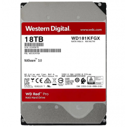 Жесткий диск Western Digital WD Red Pro, 3.5", 18 ТБ <WD181KFGX>