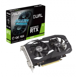 Видеокарта ASUS DUAL-RTX3050-O6G, 6GB GDDR6 96бит