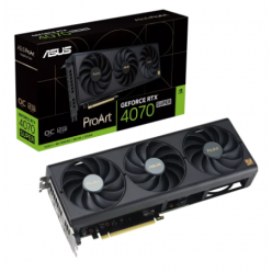 Видеокарта ASUS PROART-RTX4070S-O12G, 12ГБ GDDR6X 192бит