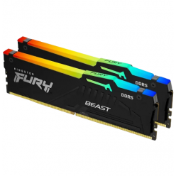 Оперативная память Kingston FURY Beast RGB, DDR5 SDRAM, 6000 МГц, 64Гб, KF560C36BBEAK2-64