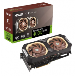 Видеокарта ASUS RTX4080S-O16G-NOCTUA, 16GB GDDR6X 256бит